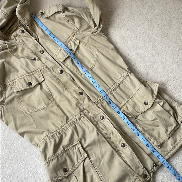 Talula washed stone beige Trooper Utility jacket - Picture 14 of 14